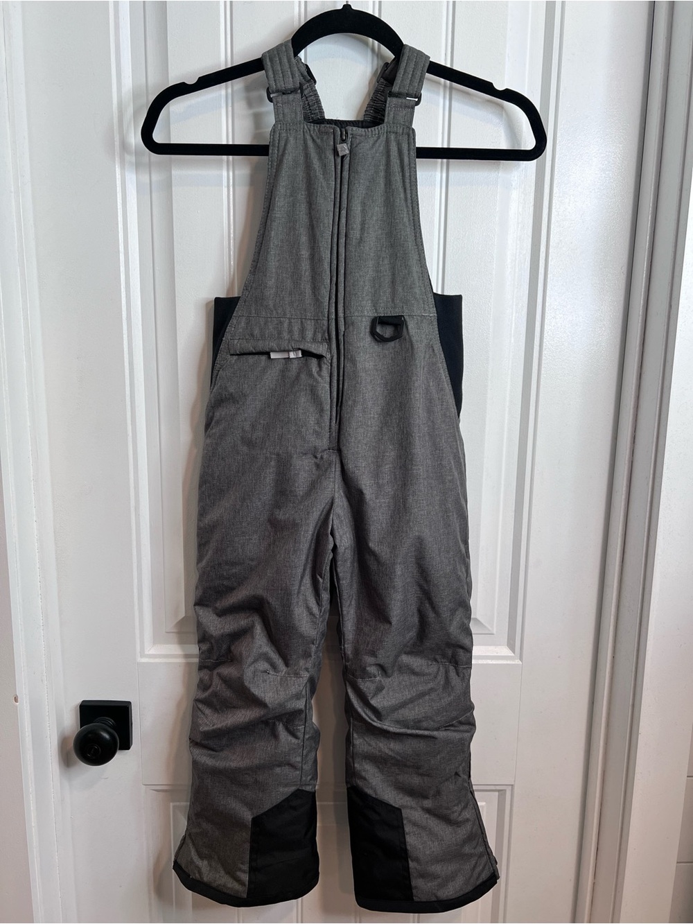 Arctic Quest Kids Gray Insulated Snow Bib Overalls. Size XS 5/6.